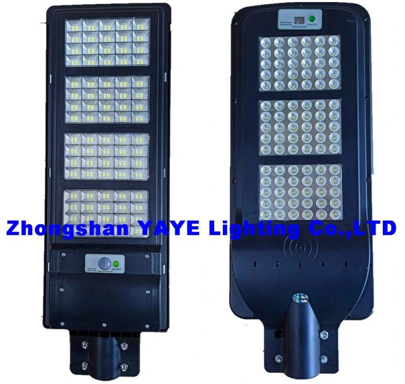 Yaye Hot Sell Factory Price Outdoor 120W/90W/60W/30W All in One Solar Street Garden Light with IP66 Waterproof/Remote Controller/Radar Sensor/1000PCS Stock