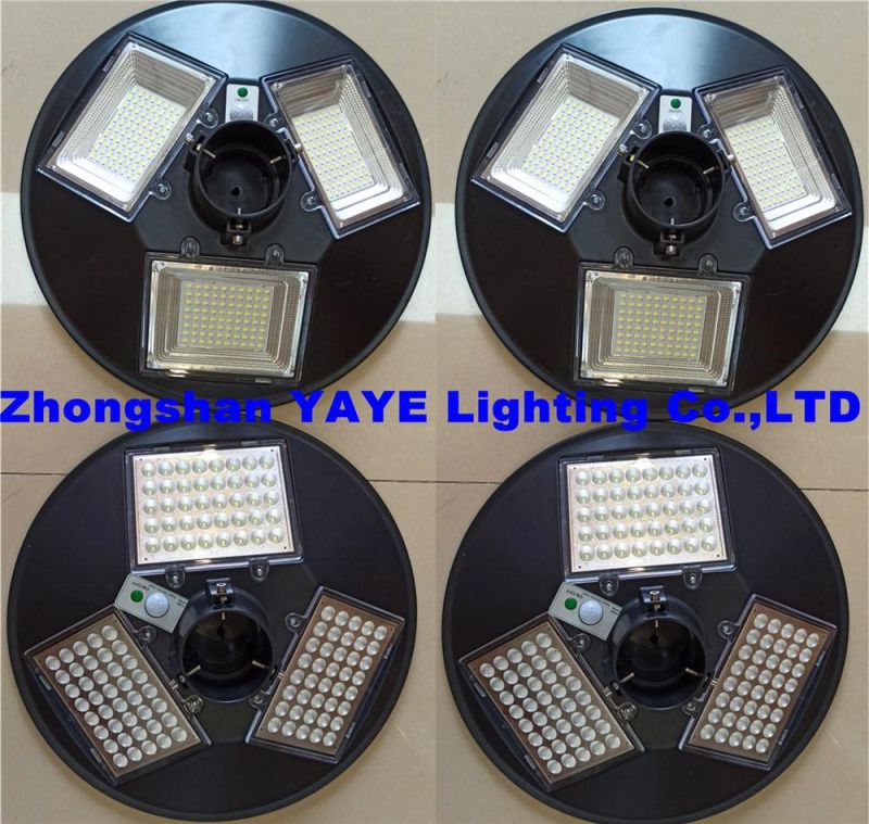 Yaye 18 Factory Price Hot Sell Waterproof IP66 All in One Solar Garden Light 120W Solar Street Light Waterproof/Remote Controller/Radar Sensor/1000PCS Stock