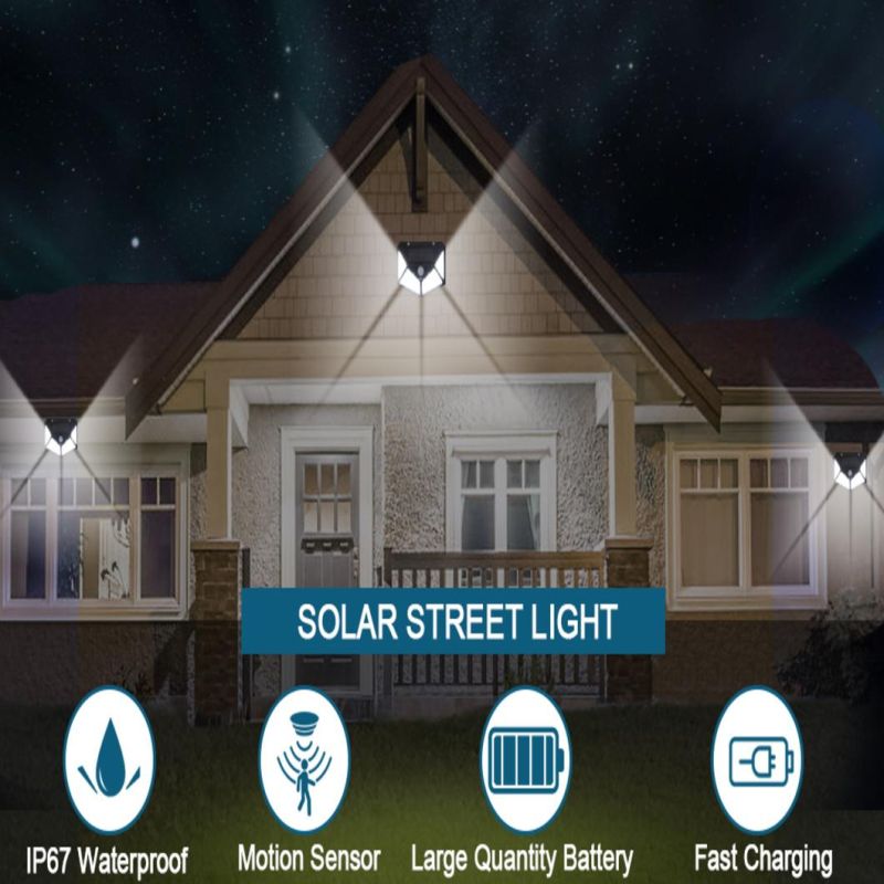 Outdoor Garden Integrated Security Night Emergency Wall Solar Panel Solar Lamp