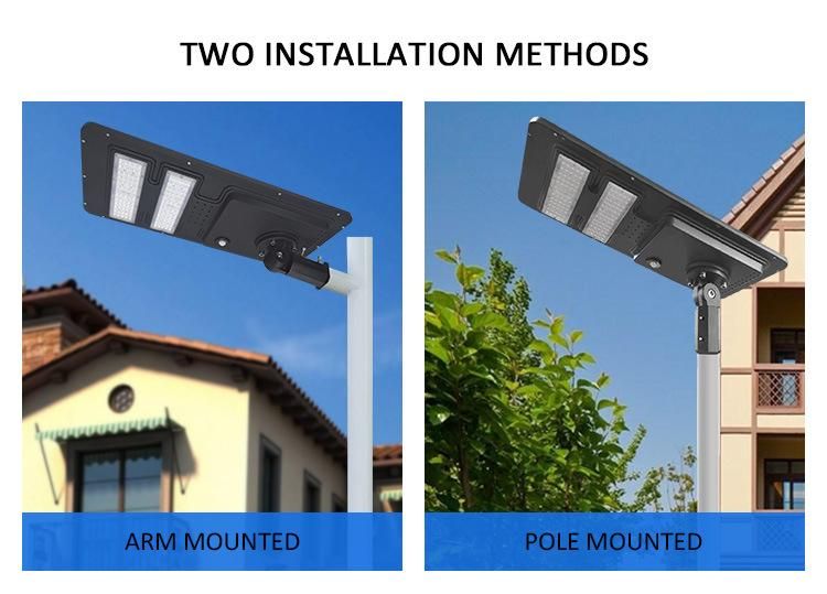 Cold White Color 60W 3030 LED Chips Solar Street Light