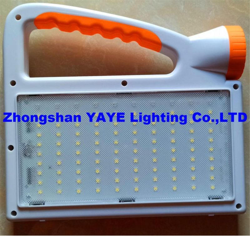 Yaye Hottest Sell 120W /100W LED Solar Rechargeable Emergency Portable Light with USB and AC Adaptor /1000PCS Stock