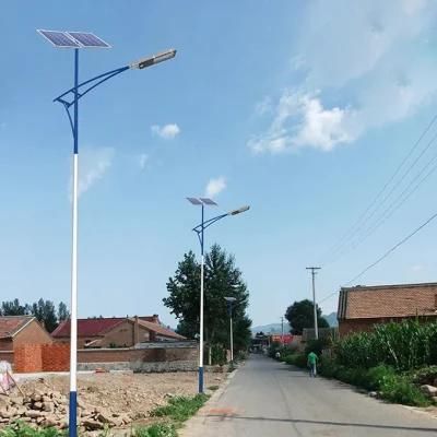 10m 100W Split Solar Street Light with Longi Cell Solar Panel Mono Crystalline High Efficiency