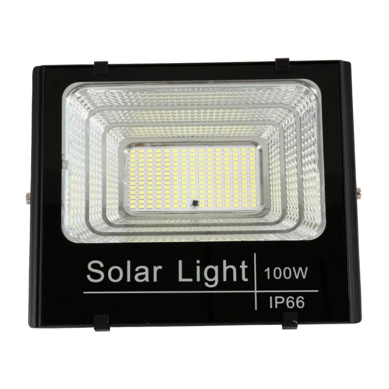 Esavior Solar Powered 100W All in Two LED Solar Flood/Street/ Garden/Outdoor Security Light with IP67