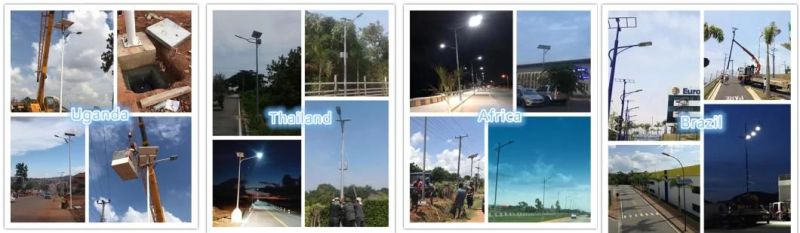 Quotation for HID 40W 60W 80W 100W 150W Best Price LED Solar Street Lamp Single Double Arm