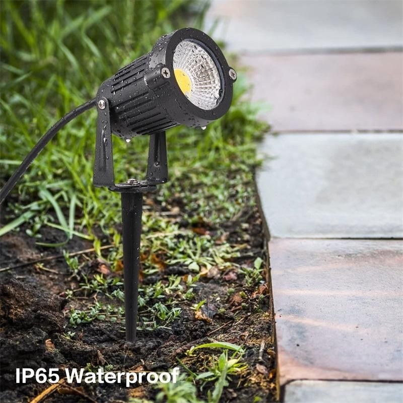 10W RGB LED Garden Lawn Light 12V Landscape Lights Waterproof IP65 Warm White Path Wall Tree Flag Outdoor Landscape Spotlight