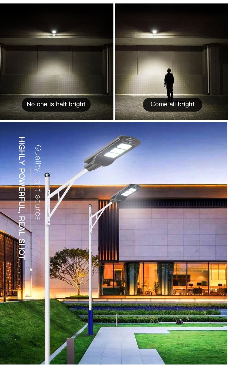 High Lumen 20W ABS Garden Outdoor Waterproof IP65 All in One Integrated Solar Street Light (CS-YTLD4-20)