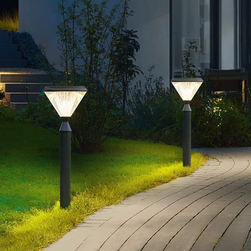 Home Outdoor LED Lumen Fixture Aluminum Housing Outdoor IP65 Waterproof 5W Solar LED Garden Light