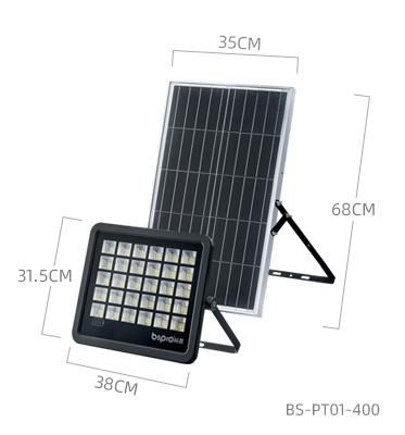 Bspro Waterproof LED Portable Energy Saving Rechargeable Solar Flood Light