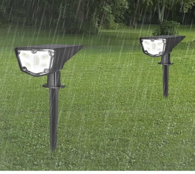 Outdoor Solar Spotlights Adjustable Yard Waterproof Garden Tree Plug Light