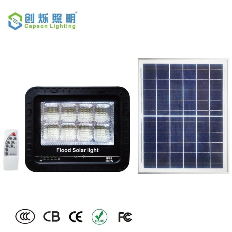 Hot Selling IP68 600W 2126lm Aluminum Solar Flood Light