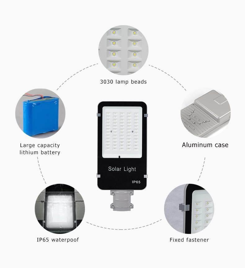 Manufacturer Sell Directly 50W 60W 100W Solar Street Light Home Use