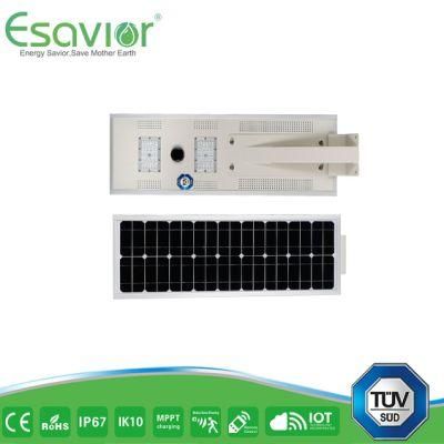 Esavior Microwave Radar&PIR&Timing as Optional 30W Solar Street Lights Solar Lights Outdoor Lights