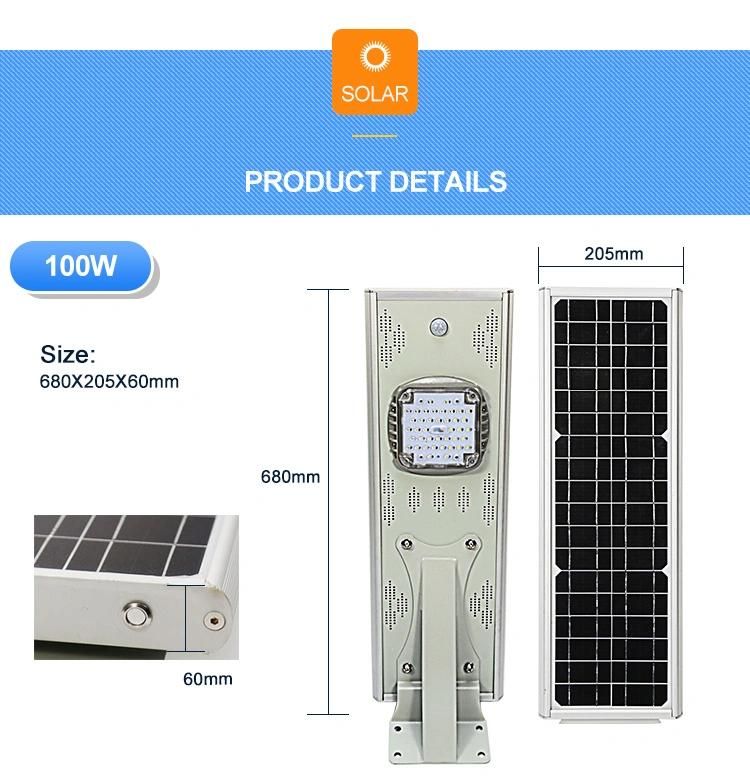 Outdoor Waterproof Solar Light 20W LED Solar Powered Street Light