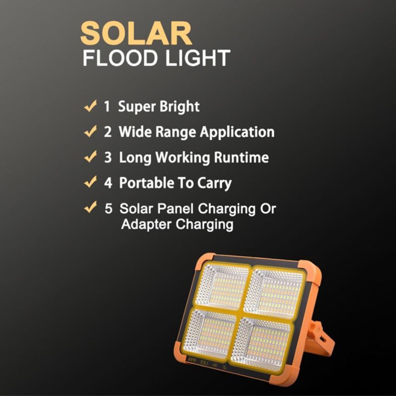 Hot Sale Bridgelux SMD IP65 Waterproof Outdoor 50watt 100wat Solar LED Flood Lamp