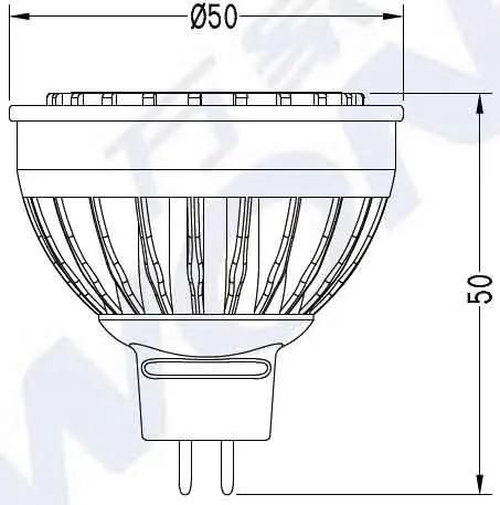 4W/5W/6W Hotel 120V MR16/GU10 LED Spot Light Bulb