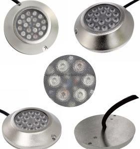 18X3w 54W 316L Stainless Steel IP68 Marine 12V LED Boat Light