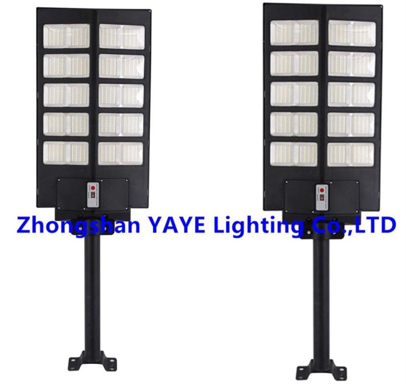 Yaye Hottest Sell 200W/300W/400W Integrated All in One Solar LED Street Light with Stock 1000PCS/Remote Controller/Radar Sensor/ 2 Years Warranty