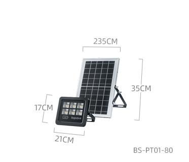 Bspro Manufacturer Wholesale Park 100W Green Energy LED Solar Flood Light