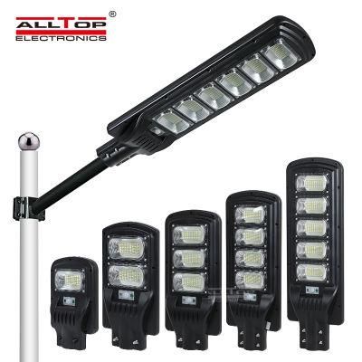 Alltop IP65 Waterproof 50W 100W 150W 200W 250W 300W Outdoor Highway All in One LED Solar Streetlight