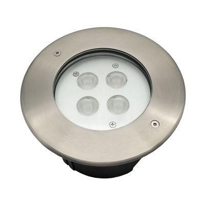 4 LEDs RGBW Multicolor Stainless Steel Housing Underwater Pool Light