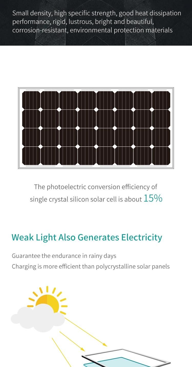 30W Factory Supply Manufacturer Solar Street Light with LiFePO4 Battery