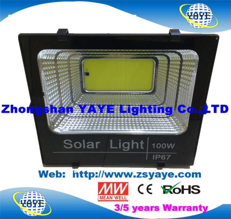 Yaye 18 Hot Sell Remote Control IP66 Outdoor 25W 40W 60W 100W 150W 200W 300W Solar SMD LED Flood Light with 2/3 Years Warranty