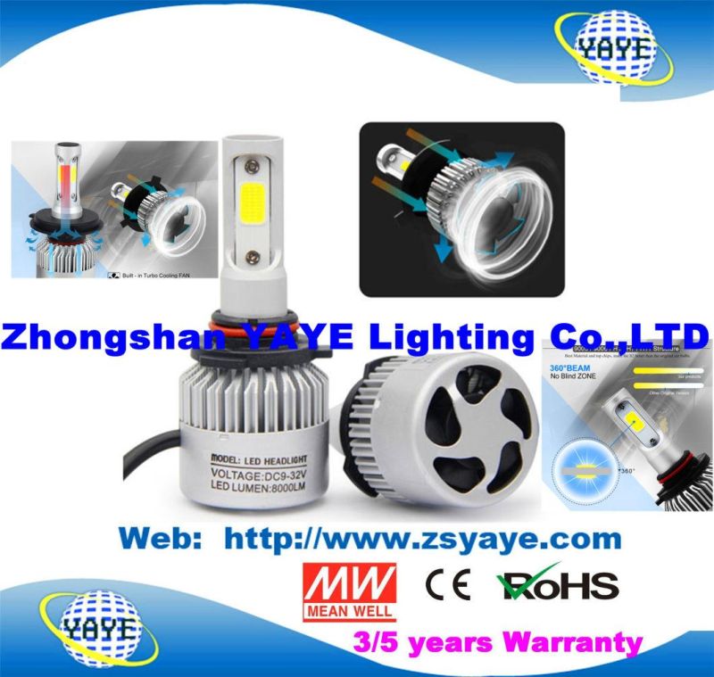 Yaye 18 Hot Sell Competitive Price H1/H3/H4/H7 /9005/H11/H13/9006/9012 Car LED Headlight Light LED Light with 2 Years Warranty