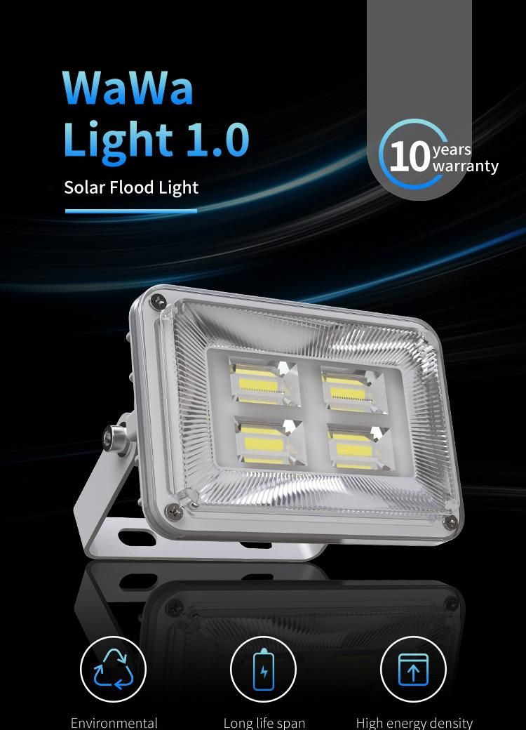 Blue Carbon Solar Flood Lights Wawa 1.0-6.0 Solar Lights for Home and Highway Project Use