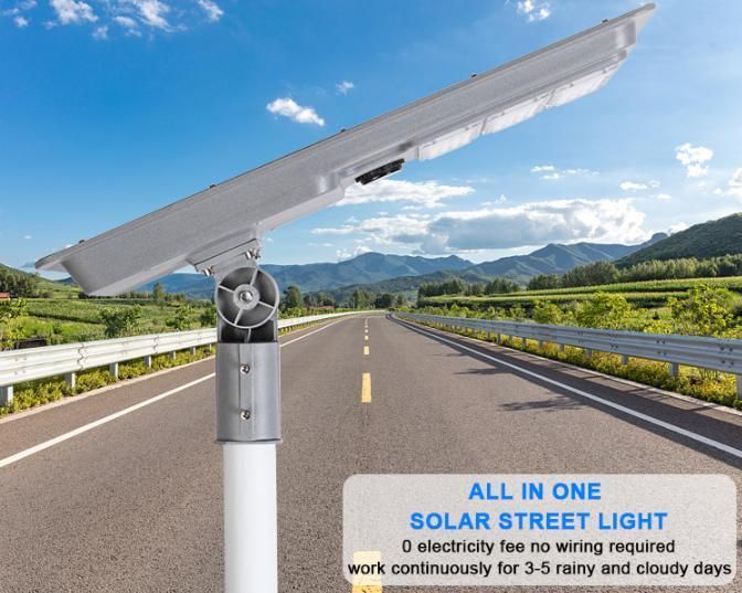 Newest Thin 300-500W LED All in One Sensor Solar Street Light