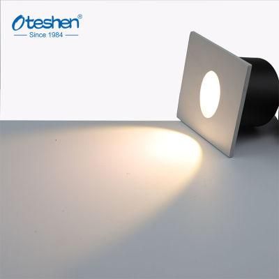 IP20 Aluminum LED Wall Recessed Lamp Indoor IP20 Aluminum Step Light