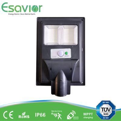 Esavior 30W All in One LED Solar Light for Pathway/Roadway/Garden/Wall Lighting