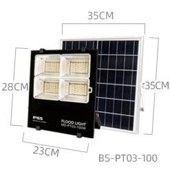 Bspro High Quality Waterproof Aluminum Garden LED Solar Flood Light