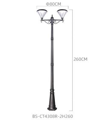 Bspro Outdoor Classic European Style Waterproof LED Garden Light Antique Street Light and Poles Aluminum Garden Lamp