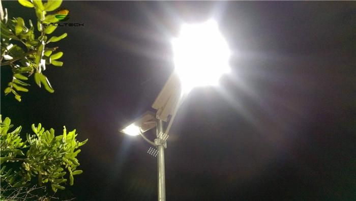 20W LED with Integrate Solar Panel 65W Lamparas Solares for Street Lighting (SNSTY-220)