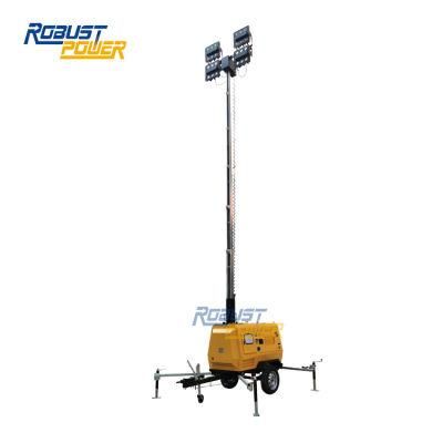 9m Hydraulic Telescopic Mast Powerful Diesel Light Tower