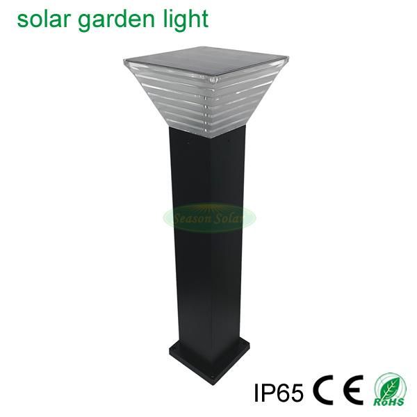 Bright LED Lighting Solar Lamp 8W Outdoor Solar Garden Lamp with Warm + White LED Light