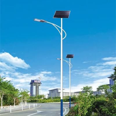 Lithium Battery Solar Street Light Lighter 6m Pole with 30W LED Power