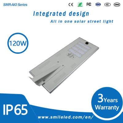 New Style All in One Integrated Smart Solar LED Street Light IP65 Outdoor Solar Lamp