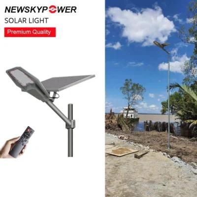 High Power IP67 Waterproof 6000K Solar Panel Street Light for Outdoor Lighting