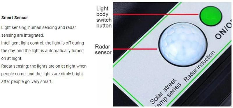 Good Performance Solar Panel Garden Light Waterproof 150 Watt Outdoor LED Solar Street Light