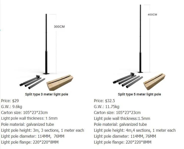 LED Pole Top Light UFO Unique Design Solar Garden Decorative Lights