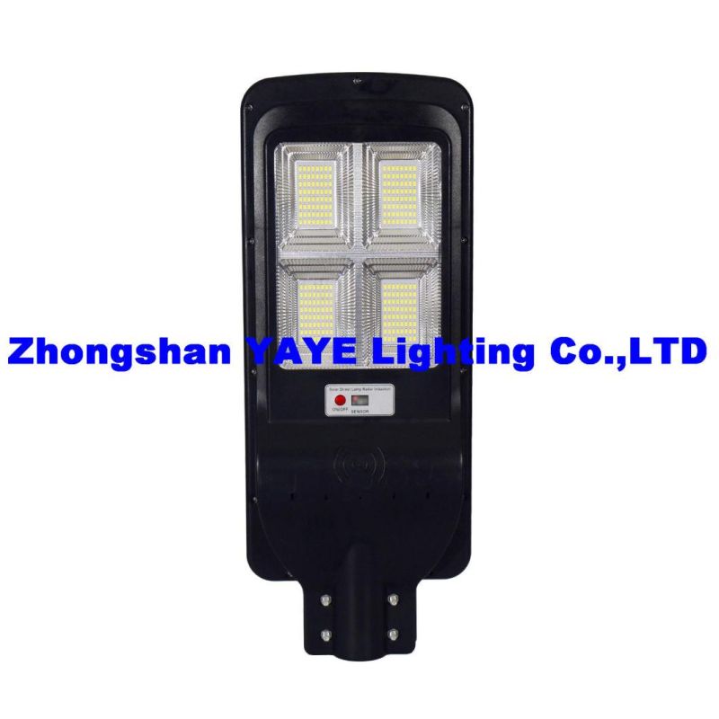 Yaye 2021 Hot Sell High Quality 150W All in One Solar LED Street Road Garden Light with Remote Controller/3 Years Warranty/ 1000PCS Stock/Radar Sensor