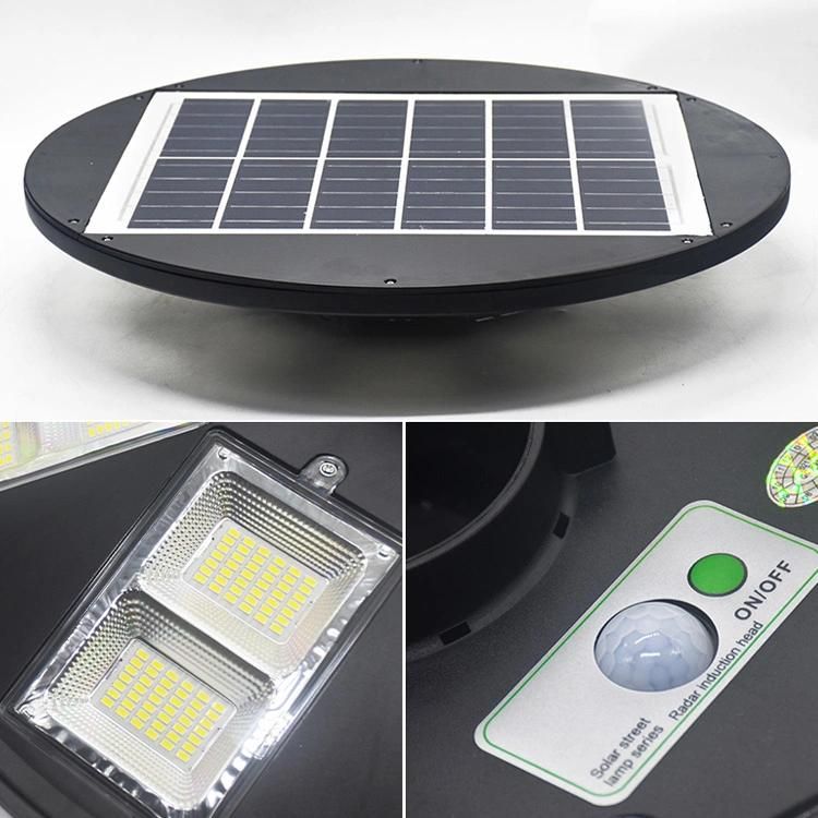 Split Round UFO COB Solar Street Light Pole Solar LED 300W