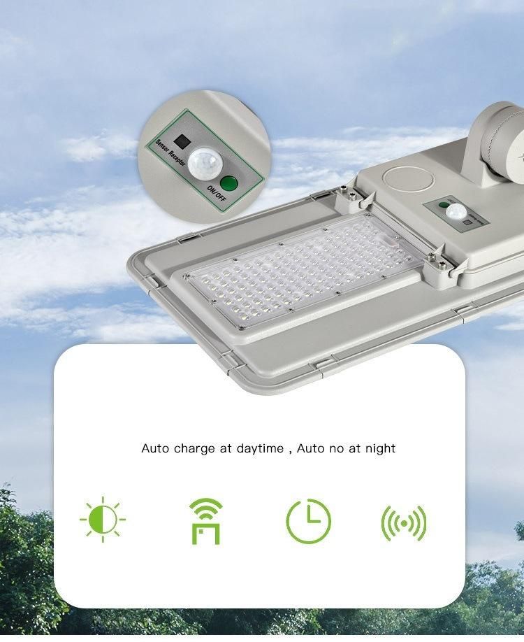 New Human Body Induction Square Road Courtyard Outdoor 6 Meters LED All in One Solar Panel Energy Lamp Solar Street Light