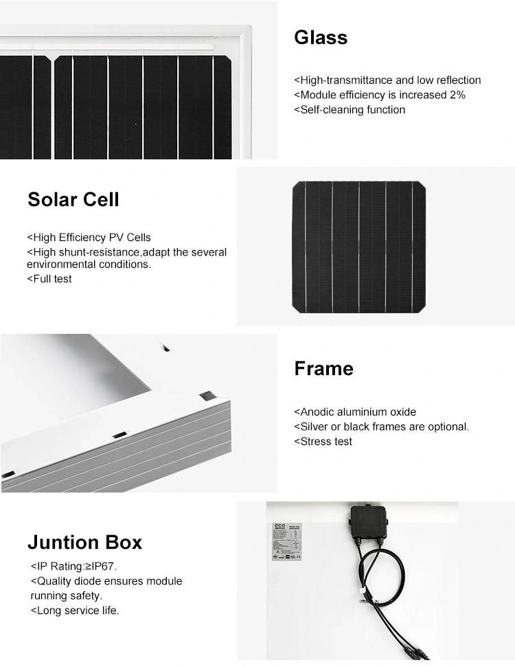 Outdoor 100W Solar LED Street Light with Pole