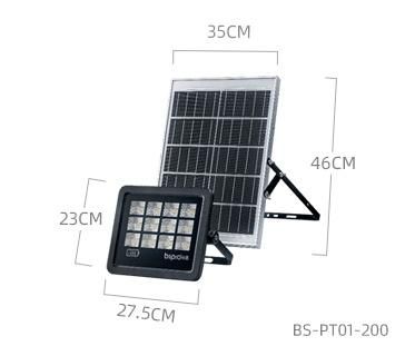 Bspro 400 Watt Sport Stadium Reflector Remote Control High Lumen Outdoor LED Solar Flood Light