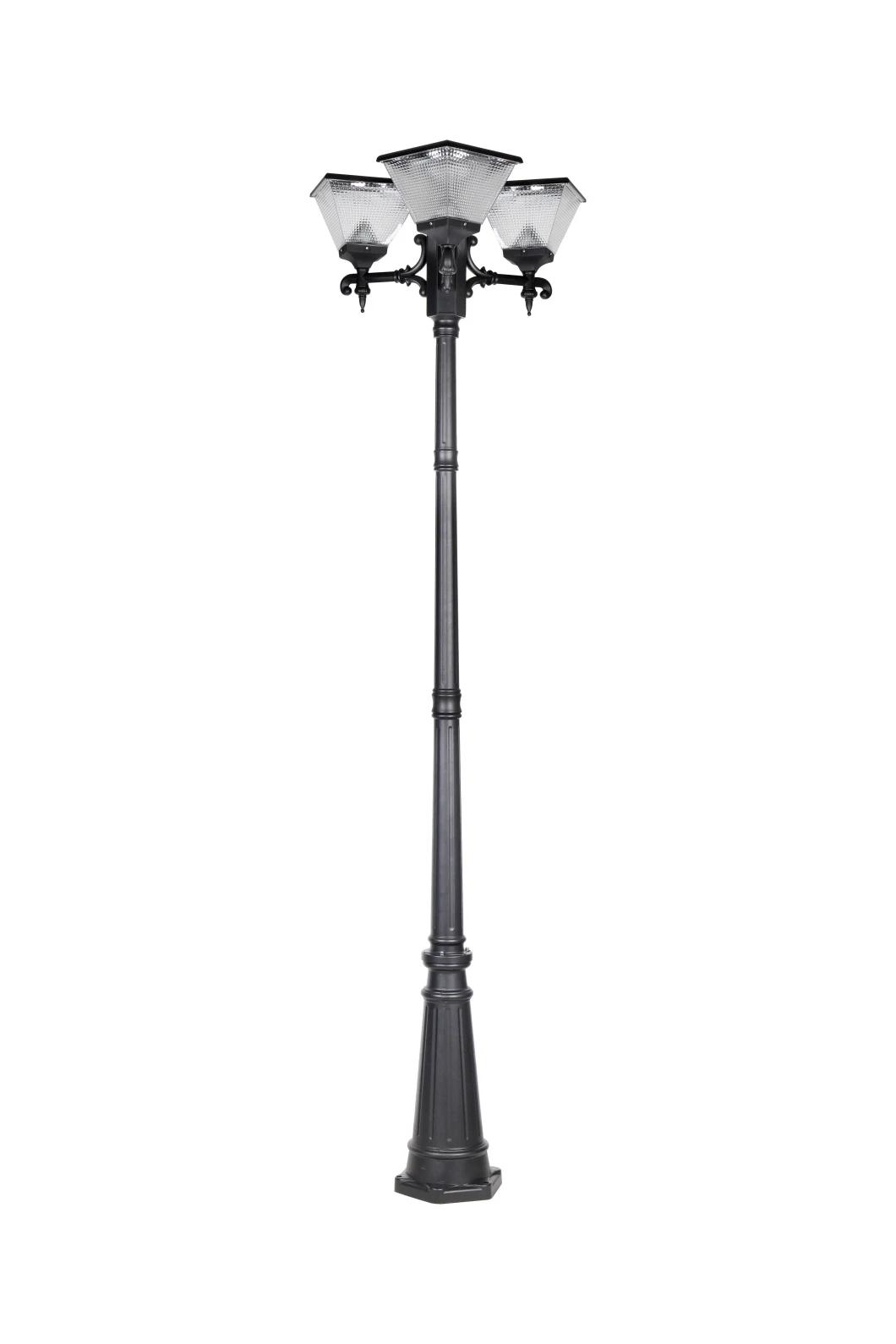 IP65 Outdoor 3000K/4500K/6500K Solar Garden Column Light CE