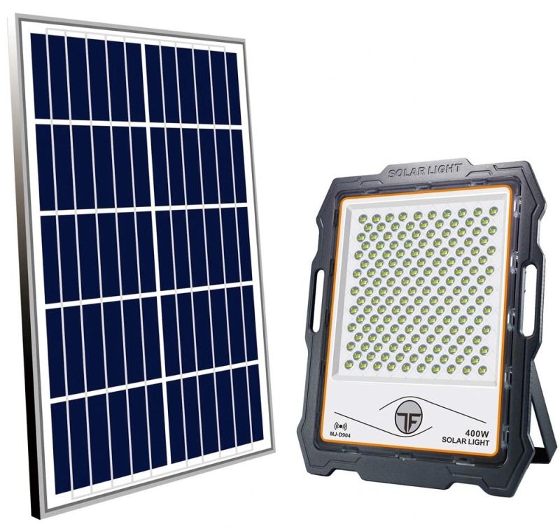 Yaye 2021 Hottest Sell IP67 Rador Sensor 100W/200W/300W/400W/600W Solar LED Flood Garden Road Wall Lighting with Materials: High Quality Die Casting Aluminum