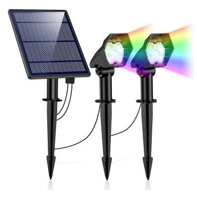 House Garden RGB Outdoor LED Solar Wall Lights