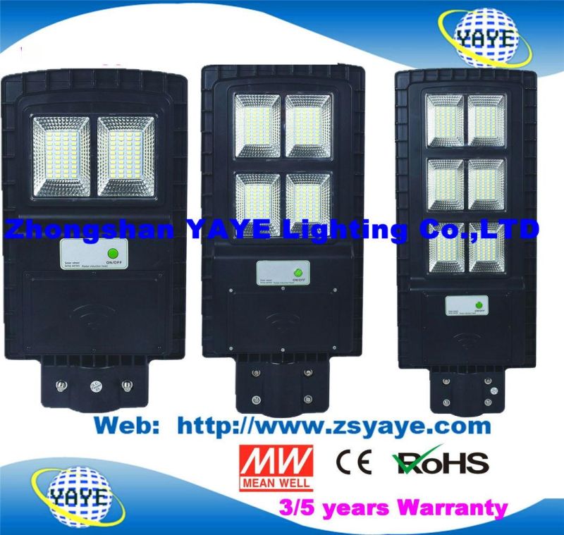 Yaye 18 Hot Sell 30W/60W/90W All in One Solar LED Street Light / Human Sensor /Motion Sensor 90W Solar Street Light with 2/3/5 Years Warranty